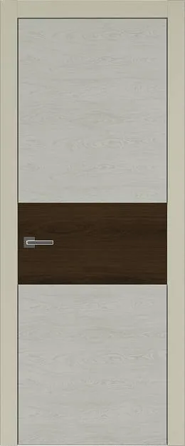 Межкомнатная дверь Tivoli Е-4, цвет - Серо-оливковая эмаль по шпону (RAL 7032), Без стекла (ДГ)
