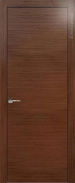 Межкомнатная дверь Tivoli А-2, цвет - Темный орех, Без стекла (ДГ)