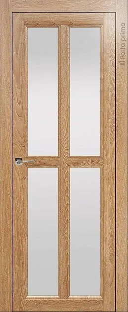 Межкомнатная дверь Sorrento-R И4, цвет - Дуб капучино, Со стеклом (ДО)