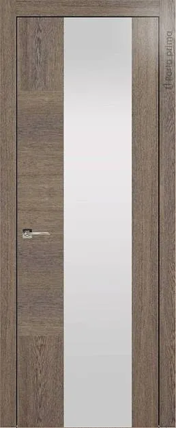 Межкомнатная дверь Tivoli Е-1, цвет - Дуб антик, Со стеклом (ДО)