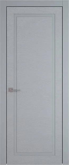 Межкомнатная дверь Tivoli Д-5, цвет - Серебристо-серая эмаль по шпону (RAL 7045), Без стекла (ДГ)