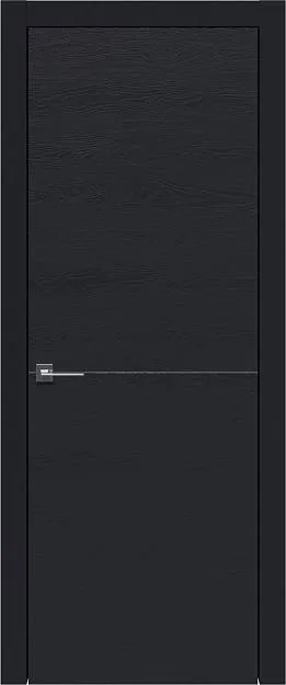 Межкомнатная дверь Tivoli Б-2, цвет - Черная эмаль-эмаль по шпону (RAL 9004), Без стекла (ДГ)