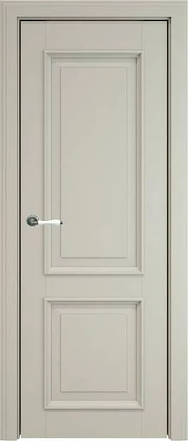 Межкомнатная дверь Dinastia LUX, цвет - Серо-оливковая эмаль (RAL 7032), Без стекла (ДГ)