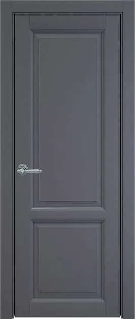 Межкомнатная дверь Dinastia, цвет - Графитово-серая эмаль (RAL 7024), Без стекла (ДГ)