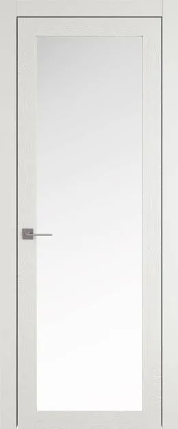 Межкомнатная дверь Tivoli З-5, цвет - Бежевая эмаль по шпону (RAL 9010), Со стеклом (ДО)