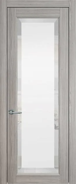 Межкомнатная дверь Domenica, цвет - Орех пепельный, Со стеклом (ДО)