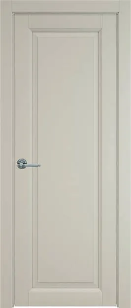 Межкомнатная дверь Domenica, цвет - Серо-оливковая эмаль (RAL 7032), Без стекла (ДГ)