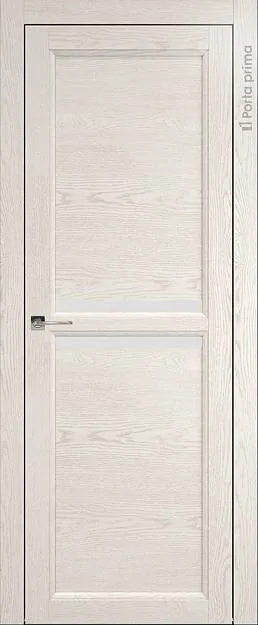 Межкомнатная дверь Sorrento-R Д1, цвет - Белый ясень (nano-flex), Без стекла (ДГ)