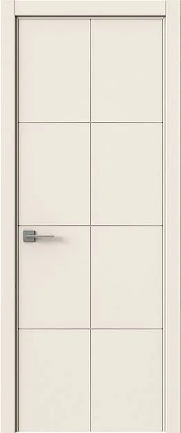 Межкомнатная дверь Tivoli Л-2, цвет - Бежевая эмаль (RAL 9010), Без стекла (ДГ)