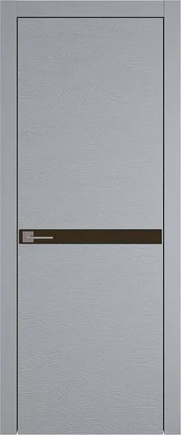 Межкомнатная дверь Tivoli Б-4, цвет - Серебристо-серая эмаль по шпону (RAL 7045), Без стекла (ДГ)