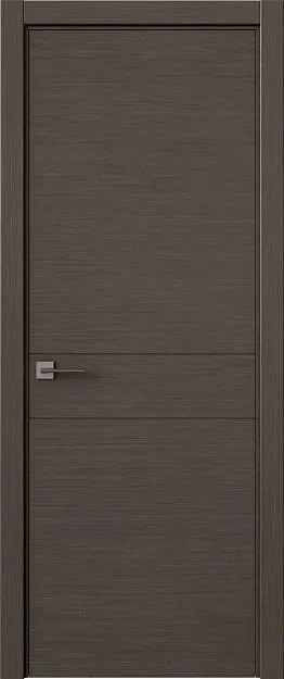 Межкомнатная дверь Tivoli И-2, цвет - Дуб графит, Без стекла (ДГ)