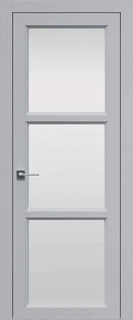 Межкомнатная дверь Sorrento-R В2, цвет - Лайт-грей ST, Со стеклом (ДО)