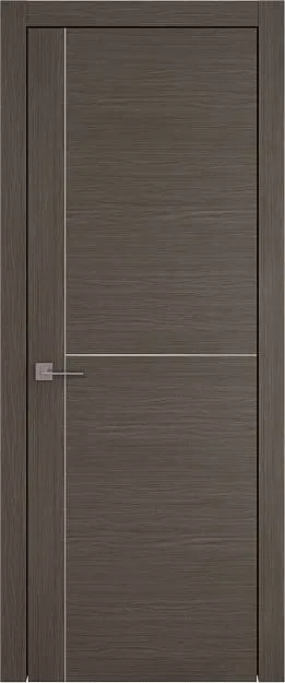 Межкомнатная дверь Tivoli Е-3, цвет - Дуб графит, Без стекла (ДГ)