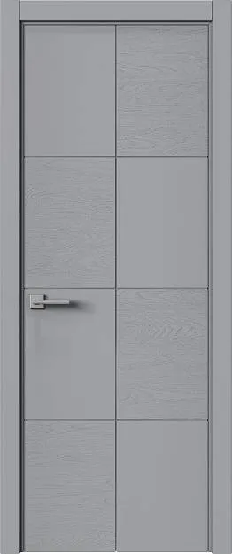 Межкомнатная дверь Tivoli Л-2, цвет - Серебристо-серая эмаль-эмаль по шпону (RAL 7045), Без стекла (ДГ)