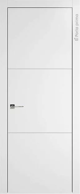 Межкомнатная дверь Tivoli В-3, цвет - Белая эмаль (RAL 9003), Без стекла (ДГ)