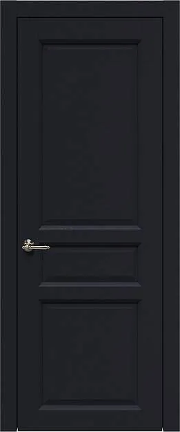 Межкомнатная дверь Imperia-R, цвет - Черная эмаль (RAL 9004), Без стекла (ДГ)