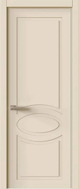 Межкомнатная дверь Tivoli Н-5, цвет - Жемчужная эмаль (RAL 1013), Без стекла (ДГ)