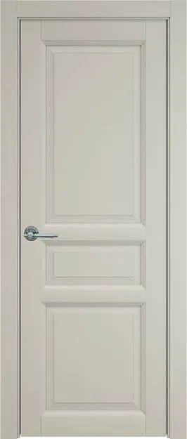 Межкомнатная дверь Imperia-R, цвет - Серо-оливковая эмаль (RAL 7032), Без стекла (ДГ)