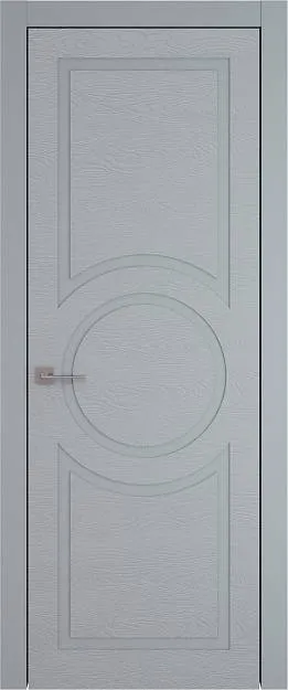 Межкомнатная дверь Tivoli М-5, цвет - Серебристо-серая эмаль по шпону (RAL 7045), Без стекла (ДГ)