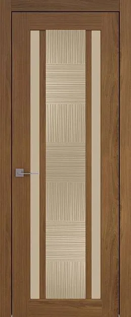 Межкомнатная дверь Palazzo, цвет - Итальянский орех, Со стеклом (ДО)