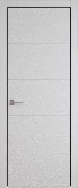 Межкомнатная дверь Tivoli Д-2, цвет - Серая эмаль по шпону (RAL 7047), Без стекла (ДГ)
