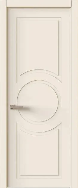 Межкомнатная дверь Tivoli М-5, цвет - Бежевая эмаль (RAL 9010), Без стекла (ДГ)