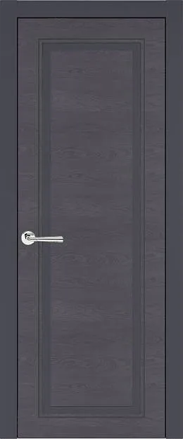 Межкомнатная дверь Domenica Neo Classic, цвет - Графитово-серая эмаль по шпону (RAL 7024), Без стекла (ДГ)