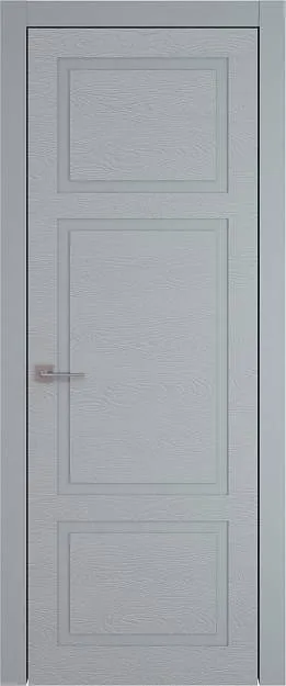 Межкомнатная дверь Tivoli К-5, цвет - Серебристо-серая эмаль по шпону (RAL 7045), Без стекла (ДГ)