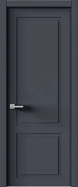 Межкомнатная дверь Tivoli И-5, цвет - Графитово-серая эмаль (RAL 7024), Без стекла (ДГ)