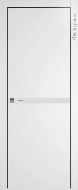 Межкомнатная дверь Tivoli Б-4, цвет - Белый ST, Без стекла (ДГ)