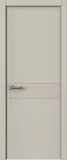 Межкомнатная дверь Tivoli И-2, цвет - Серо-оливковая эмаль-эмаль по шпону (RAL 7032), Без стекла (ДГ)