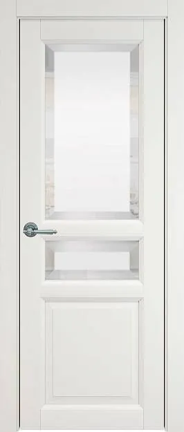 Межкомнатная дверь Imperia-R, цвет - Бежевая эмаль (RAL 9010), Со стеклом (ДО)