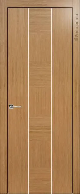 Межкомнатная дверь Tivoli Б-1, цвет - Миланский орех, Без стекла (ДГ)