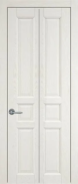 Межкомнатная дверь Porta Classic Imperia-R, цвет - Белый ясень (nano-flex), Без стекла (ДГ)