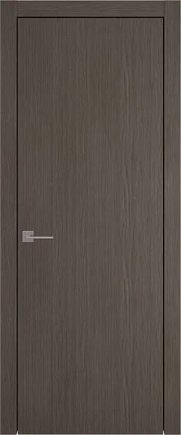 Межкомнатная дверь Tivoli А-1, цвет - Дуб графит, Без стекла (ДГ)