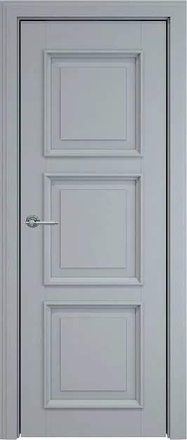 Межкомнатная дверь Milano LUX, цвет - Серебристо-серая эмаль (RAL 7045), Без стекла (ДГ)