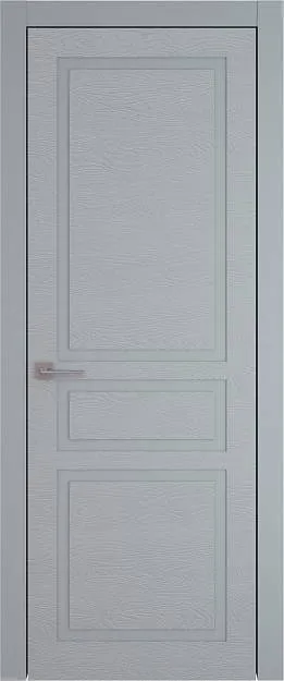 Межкомнатная дверь Tivoli Е-5, цвет - Серебристо-серая эмаль по шпону (RAL 7045), Без стекла (ДГ)