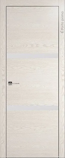 Межкомнатная дверь Tivoli В-4, цвет - Белый ясень (nano-flex), Без стекла (ДГ)