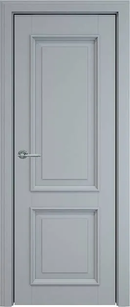 Межкомнатная дверь Dinastia LUX, цвет - Серебристо-серая эмаль (RAL 7045), Без стекла (ДГ)