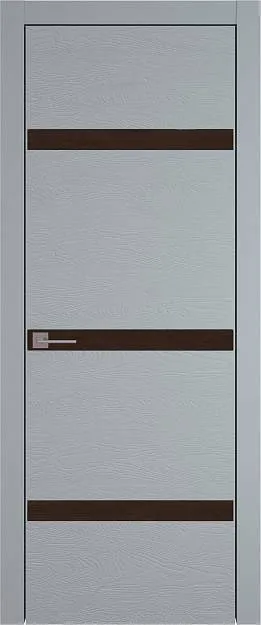 Межкомнатная дверь Tivoli Г-4, цвет - Серебристо-серая эмаль по шпону (RAL 7045), Без стекла (ДГ)