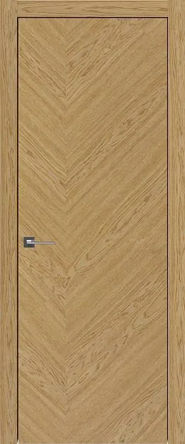 Межкомнатная дверь Tivoli Л-1, цвет - Дуб карамель, Без стекла (ДГ)