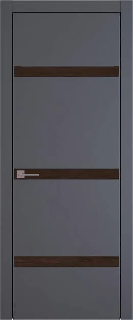Межкомнатная дверь Tivoli Г-4, цвет - Графитово-серая эмаль (RAL 7024), Без стекла (ДГ)