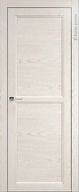 Межкомнатная дверь Sorrento-R А1, цвет - Белый ясень (nano-flex), Без стекла (ДГ)