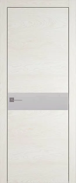 Межкомнатная дверь Tivoli И-4, цвет - Белый ясень (nano-flex), Без стекла (ДГ)