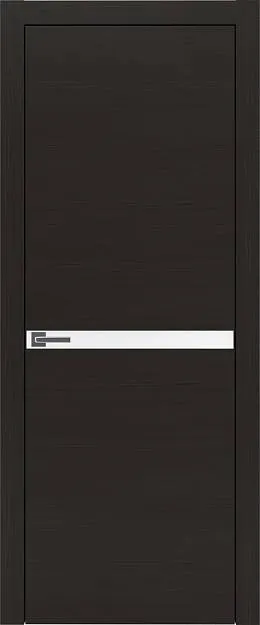 Межкомнатная дверь Tivoli Б-4, цвет - Дуб графит, Без стекла (ДГ)