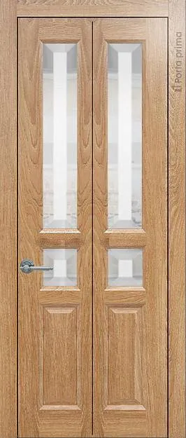 Межкомнатная дверь Porta Classic Imperia-R, цвет - Дуб капучино, Со стеклом (ДО)