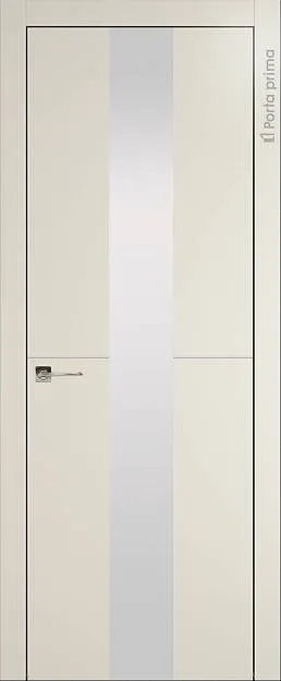 Межкомнатная дверь Tivoli Ж-3, цвет - Магнолия ST, Со стеклом (ДО)