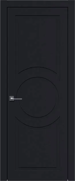 Межкомнатная дверь Tivoli М-5, цвет - Черная эмаль (RAL 9004), Без стекла (ДГ)