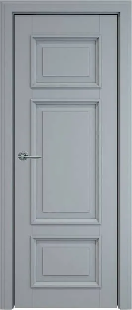 Межкомнатная дверь Siena LUX, цвет - Серебристо-серая эмаль (RAL 7045), Без стекла (ДГ)