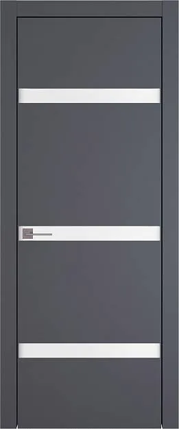 Межкомнатная дверь Tivoli Г-4, цвет - Антрацит ST, Без стекла (ДГ)